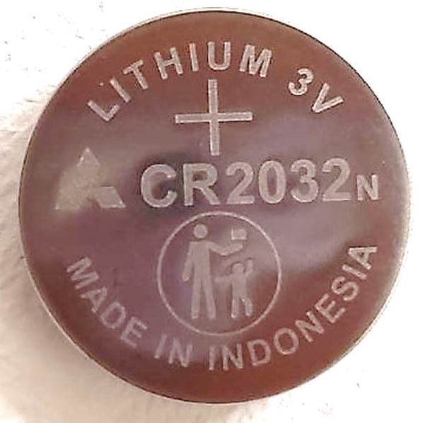 交換電池例：CR-2032